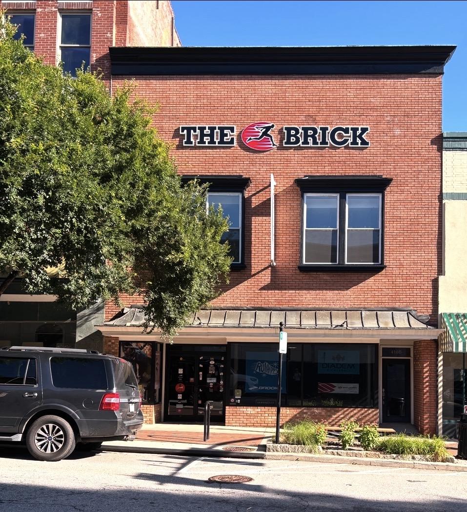 The Brick Running & Tri Store exterior
