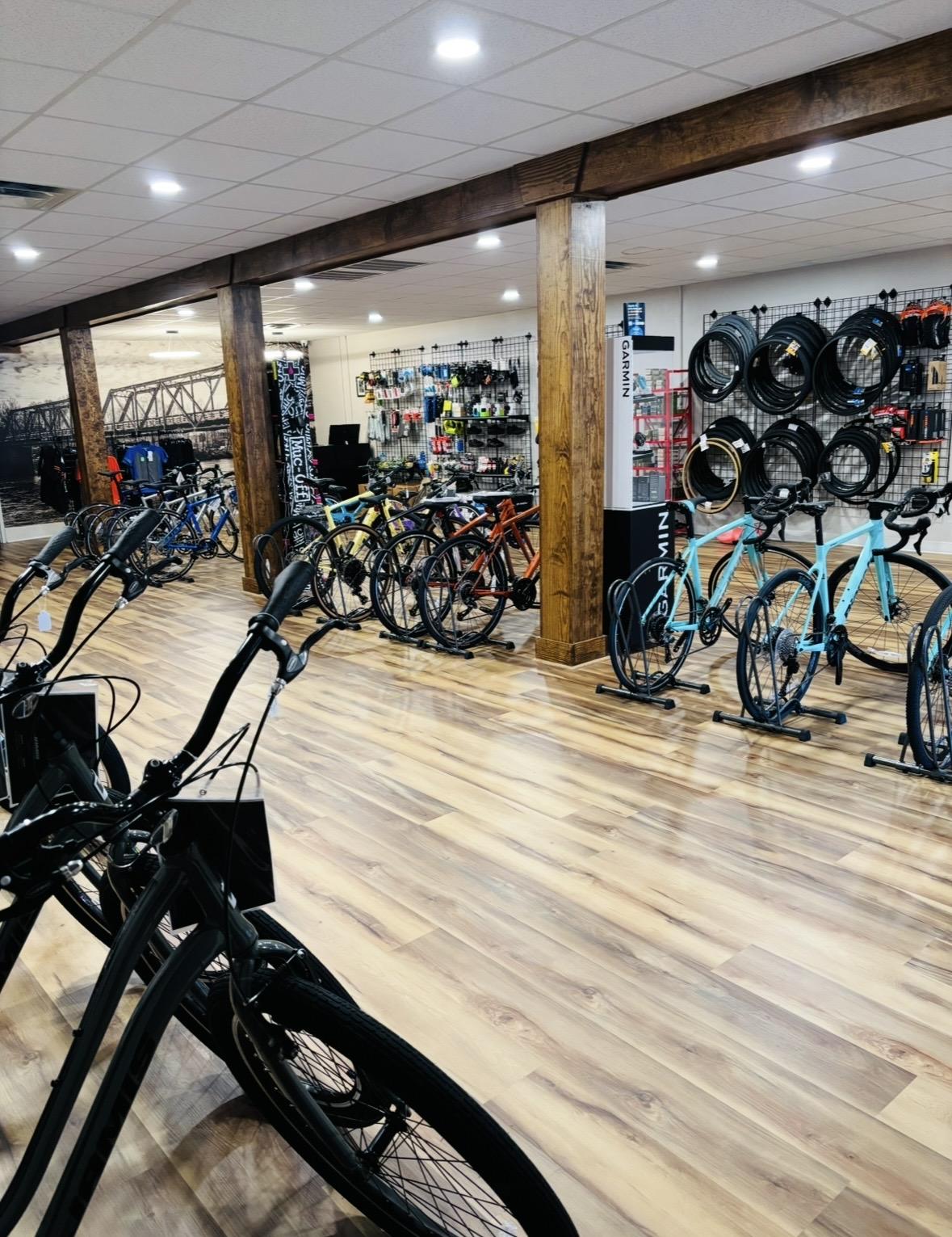 The Brick bike shop showroom